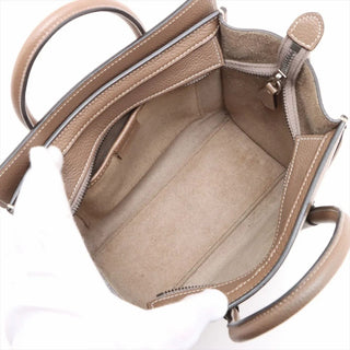 Celine Brown Nano Luggage Shopper