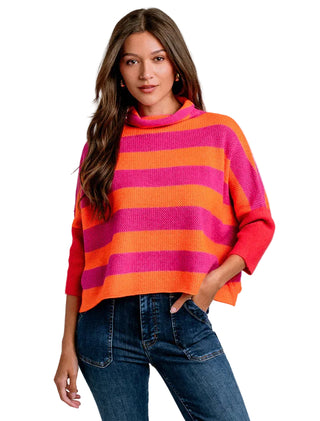 Kerisma London Stripe Sweater - Coral Stripe