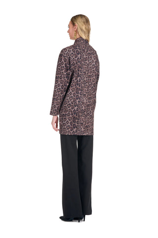 Jade Car Coat - Leopard