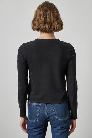 Lilla P Vintage Bias Tee - Black