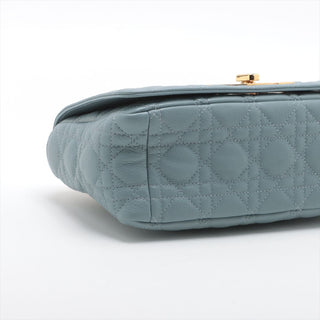 Dior Cloud Blue Medium Caro Chain Shoulder Bag