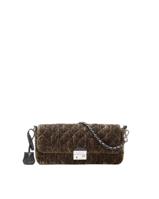 Crosby Lock Baguette - Pecan Brown Velvet