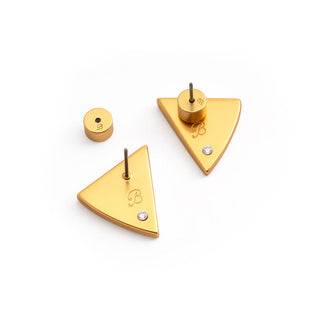 Triangle Stud Earring - Rowan