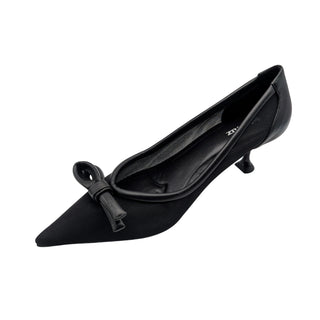 Martini Heeled Pump - Negro