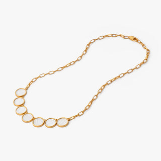 Brackish Multi Bezel Necklace - Christina