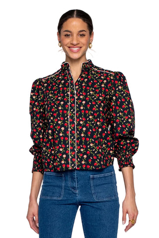 Elizabeth James L/S Emily Top - Apples