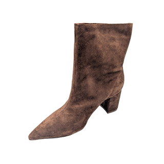 Lynette Bootie - Brown Suede