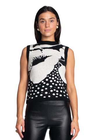 Elizabeth James Naomi Shell Tank - Dot Floral