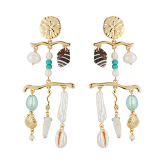 Vida Luxe Earrings - Blues