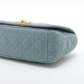 Dior Cloud Blue Medium Caro Chain Shoulder Bag