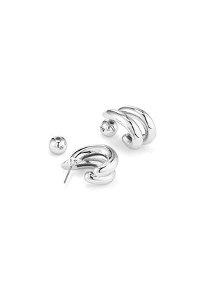 Florence Earring - High Polish Silver