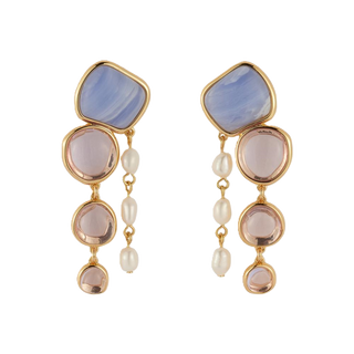 Rey Earrings - Blue