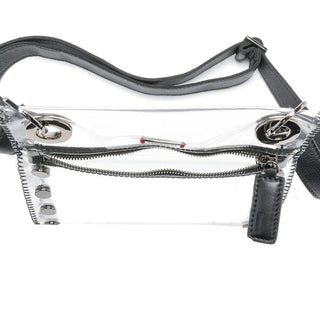 Hammitt Tony Small Clear - Black/Gunmetal