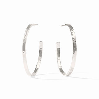 Crescent Hoop L - Silver
