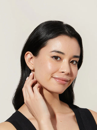 Toda Mini Double Hoop - Gold