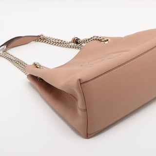 Gucci Beige Soho Chain Tote Medium