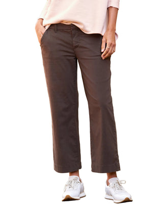 Frank &amp; Eileen The Italian Wide Leg Chino - Irish Coffee