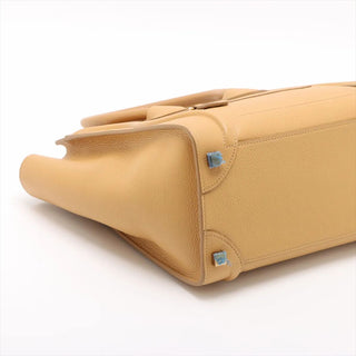 Celine Beige Micro Luggage Shopper