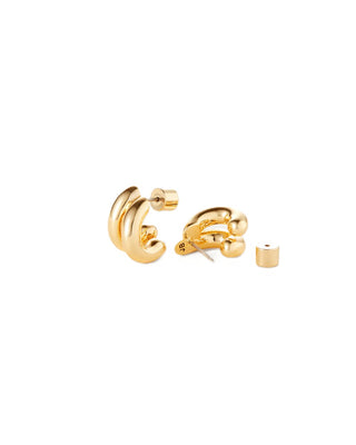 Mini Florence Earrings - High Polish Gold