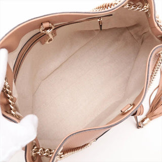 Gucci Beige Soho Chain Tote Medium
