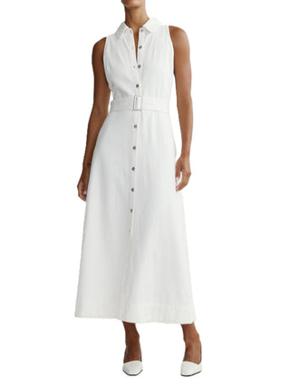 Helena Midi Dress - White