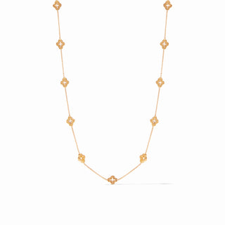 Florentine Demi Delicate Station Necklace - Gold