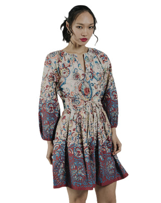 Long Sleeve Noah Dress - Andreeva Ombre Print
