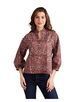 Daniella Top - Climbing Floral