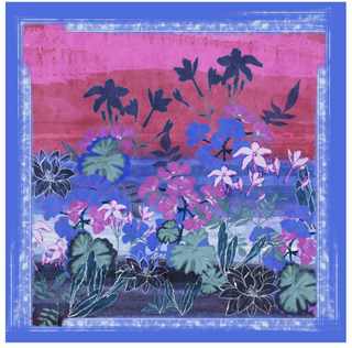 Silk Scarf - Lavandula