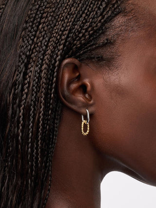 Ana Luisa Ash Double Mini Drop Earring - Two Tone
