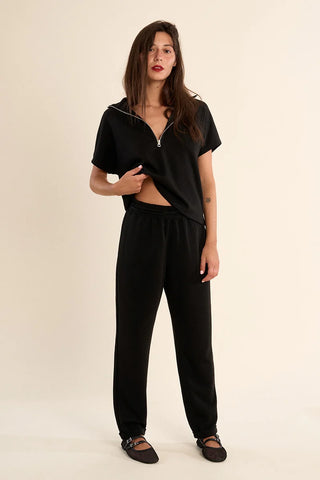 Molly Bracken Ladies Knitted Pants - Black