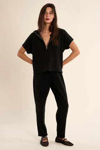 Molly Bracken Ladies Knitted Pants - Black