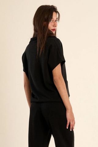 Molly Bracken Ladies Knitted Sleeveless Top - Black