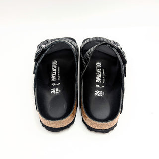 Arizona Woven Embossed Leather - Black&nbsp;