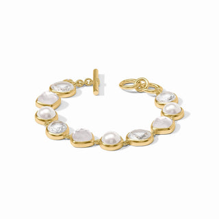 Kaleidoscope Tennis Bracelet - Iridescent Clear