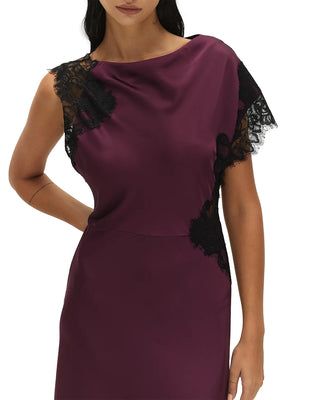 Elodie Maris Dress - Plum Black