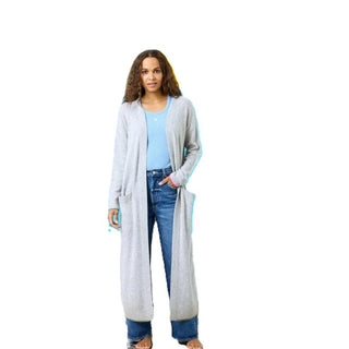 Super Duper Love On Repeat Duster - Heather Gray