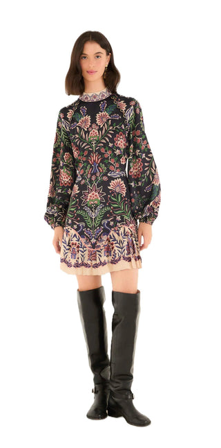 Black Mini Dress - Marvelous Garden