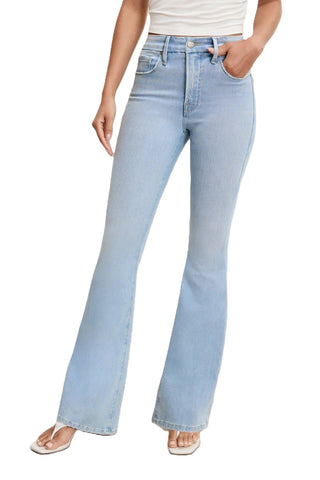 Good Legs Flare Jeans - Indigo