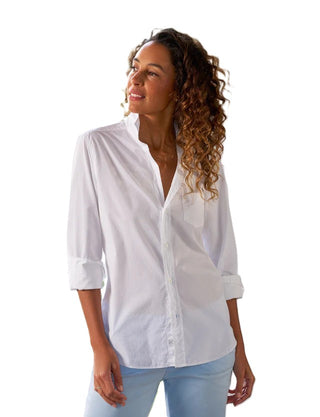 Tailored Barry Button Up Shirt - White