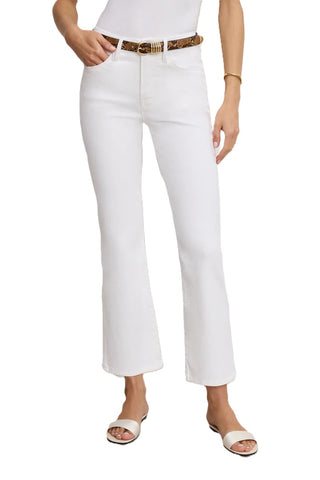 Good Legs Crop Mini Boot Jeans - White