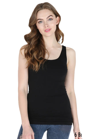 Wide Strap Cami - Black