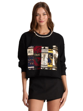 Randy Novelity Crew Sweatshirt - Black/ Multi
