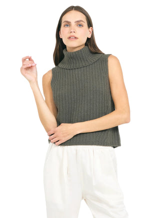 Polly Cashmere Vest - Fir