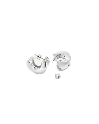 Chunky Doune Hoops - Silver
