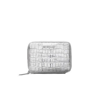 Passport Organizer - Silver Croc
