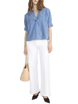 Le Slim Palazzo Modernist Pocket - White