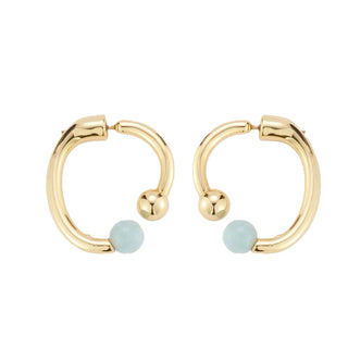 Alexandra Hoops - Blue Multi