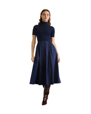Teresa Knit Dress - Maritime Blue