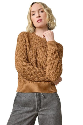 Easy Sleeve Raglan Sweater - Cork